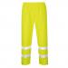 Portwest Hi Vis Rain Trousers XS Yellow POW18766