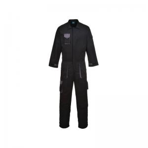 Portwest Texo Contrast Coverall Black 3XL TX15BKRXXXL POW18978
