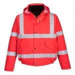 Portwest Hi Vis Winter Bomber Jacket L Red POW19145