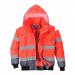 Portwest Hi Vis 3-in-1 Contrast Bomber Jacket L RedNavy POW19166