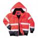 Portwest Hi Vis 3-in-1 Contrast Bomber Jacket M RedNavy POW19167