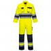 Portwest Nantes Hi Vis Contrast Work Coverall L YellowNavy POW19172