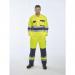 Portwest Nantes Hi Vis Contrast Work Coverall L YellowNavy POW19172