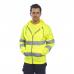 Portwest Hi Vis Zipped Hoodie L Yellow POW19241