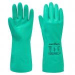 Portwest Nitrosafe Chemical Gauntlet M Green (Pack of 12) POW19768