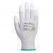 Portwest Anti-Static PU Fingertip Glove 1 Pair Grey Small (Pack of 12) A198GRRS POW19853