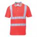 Portwest Hi Vis Polo Shirt SS 2XL Red POW20115