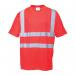 Portwest Hi Vis T-Shirt SS L Red POW20117