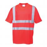 Portwest Hi Vis T-Shirt SS M Red POW20118