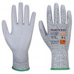 Portwest LR Cut PU Palm Glove S Gry (Pack of 12) POW20231