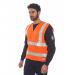 Portwest Hi Vis Anti Static Vest Flame Resistant LXL Yellow (Pack of 10) POW20715