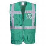 Portwest Iona Executive Vest L Bottle Green (Pack of 10) POW21418