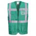 Portwest Iona Executive Vest L Bottle Green (Pack of 10) POW21418