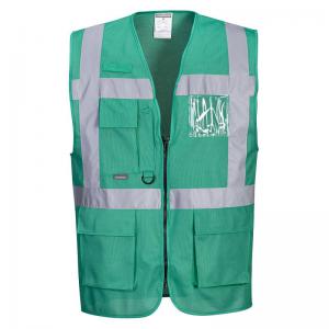 Portwest Iona Executive Vest XL Bottle Green Pack of 10 POW21421