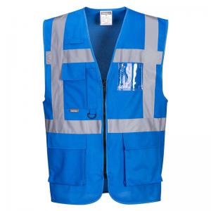 Portwest Iona Executive Vest 2XL Royal Bl Pack of 10 POW21428