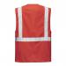 Portwest Iona Executive Vest L Red (Pack of 10) POW21430