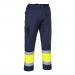 Portwest Hi Vis Contrast Class 1 Service Trousers L YellowNavy POW21883