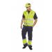 Portwest Hi Vis Contrast Class 1 Service Trousers L YellowNavy POW21883