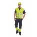 Portwest Hi Vis Contrast Class 1 Service Trousers L YellowNavy POW21883