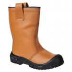 Portwest Steel Leather Rigger Boot S3 SR 38 Tan POW22105