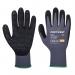 Portwest DermiFlex Plus Glove L GryBlk (Pack of 12) POW22200