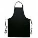 Portwest Cotton Bib Apron Blk (Pack of 12) POW22691