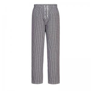 Portwest Bromley Chefs Trousers XL Blk Check POW22737