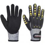 Portwest Anti Impact Cut Resistant Glove XL GryBlk (Pack of 12) POW23616