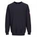 Portwest Flame Resistant Anti-Static Long Sleeve Sweatshirt XS Navy POW24376