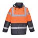 Portwest Hi Vis Contrast Winter Traffic Jacket XS Orange POW24435