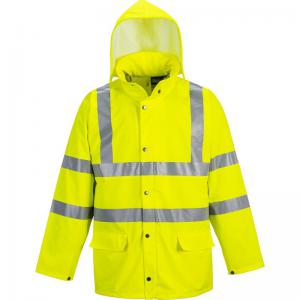 Portwest Sealtex Ultra Hi Vis Rain Jacket XS Yellow POW24437