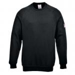 Portwest Flame Resistant Anti-Static Long Sleeve Sweatshirt L Blk POW24554