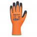 Portwest Hi Vis Grip Glove Latex S OrangeBlk (Pack of 12) POW24632
