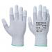 Portwest Anti-Static PU Fingertip Glove 1 Pair Grey 2XS (Pack of 12) A198GRRXXS POW24637