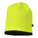 Portwest Reversible Hi Vis Beanie Hat YellowBlk (Pack of 12) POW24699