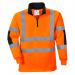 Portwest Xenon Hi Vis Rugby Shirt L Orange POW25008