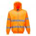 Portwest Hi Vis Zipped Hoodie S Orange POW25243