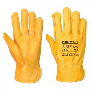 Portwest Classic Driver Glove L Tan Pack of 12 POW25284