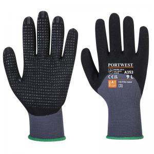 Portwest DermiFlex Ultra Plus Glove XL GryBlk Pack of 12 POW25289