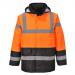 Portwest Hi Vis Contrast Winter Traffic Jacket L OrangeBlk POW25327