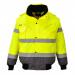 Portwest Hi Vis 3-in-1 Contrast Bomber Jacket L YellowGry POW25583