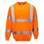 Portwest Hi Vis Sweatshirt XS Orange POW25624