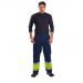 Portwest Hi Vis Modaflame Trousers L YellowNavy POW25816