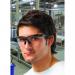 Portwest Wrap Around Spectacles ClearOrange Hi Vis (Pack of 12) POW25929