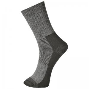 Portwest Thermal Sock 39-43 Gry Pack of 6 POW25957