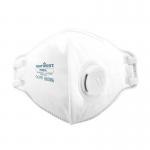 Portwest FFP3 Valved Dolomite Fold Flat Respirator White (Pack of 20) POW26016