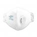Portwest FFP3 Valved Dolomite Fold Flat Respirator White (Pack of 20) POW26016
