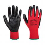 Portwest Flexo Grip Nitrile Glove M RedBlk (Pack of 12) POW26187