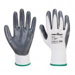 Portwest Flexo Grip Nitrile Glove 2XL GryWhite (Pack of 12) POW26196