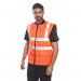 Portwest Hi Vis Reversible Bodywarmer XS Yellow POW26378